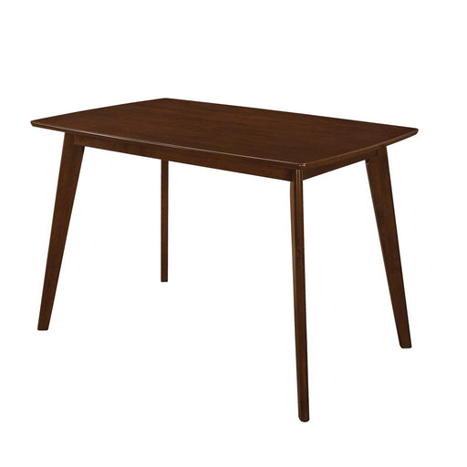 Kersey Dining Table with Angled Legs Chestnut - CasaBella Furniture (San Antonio, TX)