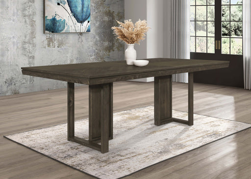 Kelly Rectangular Dining Table Dark Grey - CasaBella Furniture (San Antonio, TX)