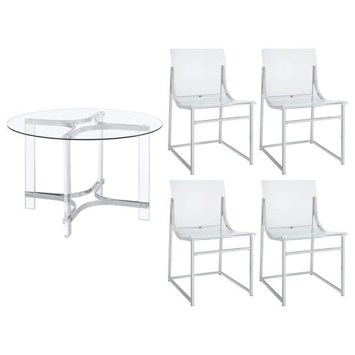Keeling 5 Pc Dining Set - CasaBella Furniture (San Antonio, TX)