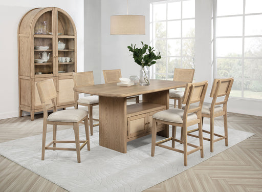 Kailani 8 Pc Counter Height Dining Set - CasaBella Furniture (San Antonio, TX)