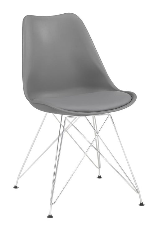 Juniper Upholstered Side Chairs Grey (Set of 2) - CasaBella Furniture (San Antonio, TX)