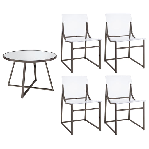 Jillian 5 Pc Dining Set - CasaBella Furniture (San Antonio, TX)