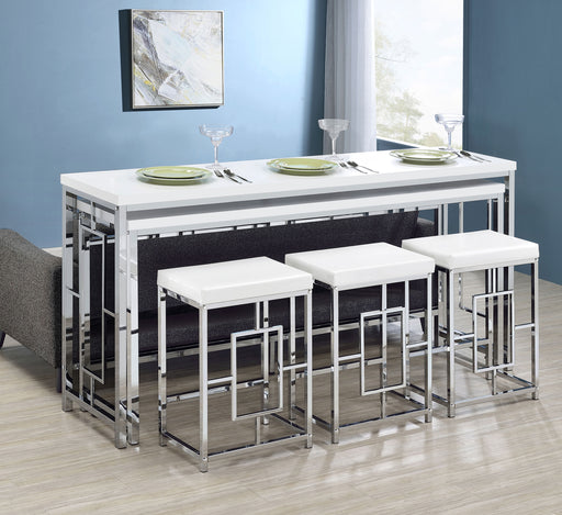 Jackson 5 Pc Counter Height Dining Set - CasaBella Furniture (San Antonio, TX)