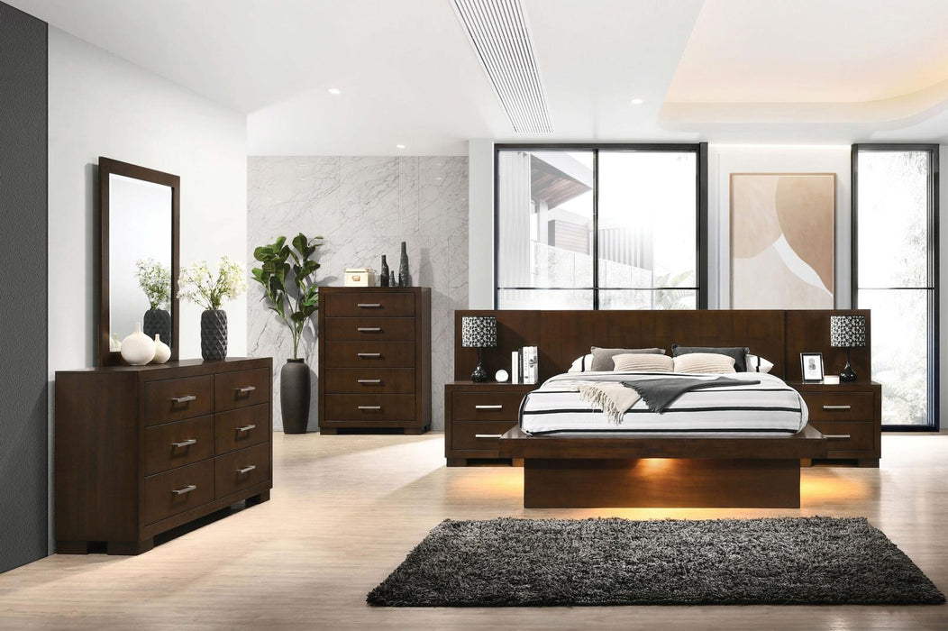 Jessica Minimalistic Platform Bedroom Set - CasaBella Furniture (San Antonio, TX)