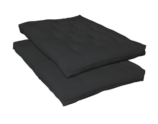 9" Deluxe Innerspring Futon Pad Black - CasaBella Furniture (San Antonio, TX)