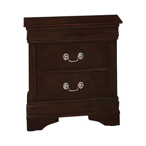 Louis Philippe 2-drawer Nightstand Cappuccino - CasaBella Furniture (San Antonio, TX)