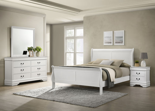 Louis Philippe 4 & 5 Piece Bedroom Set Full, Twin, King, & Queen - CasaBella Furniture (San Antonio, TX)