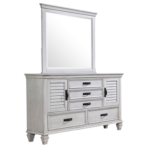 Franco Dresser With Mirror - CasaBella Furniture (San Antonio, TX)