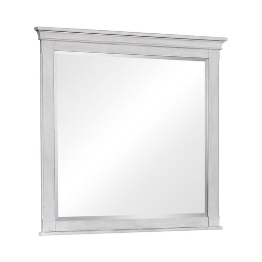 Franco Rectangular Dresser Mirror Antique White - CasaBella Furniture (San Antonio, TX)