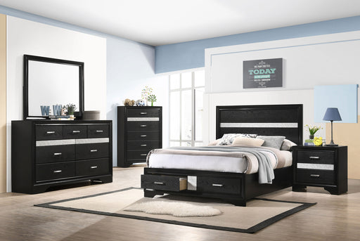 Miranda Bedroom Set with Storage - CasaBella Furniture (San Antonio, TX)