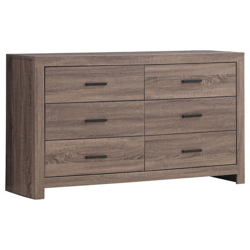 Brantford 6-drawer Dresser Barrel Oak - CasaBella Furniture (San Antonio, TX)