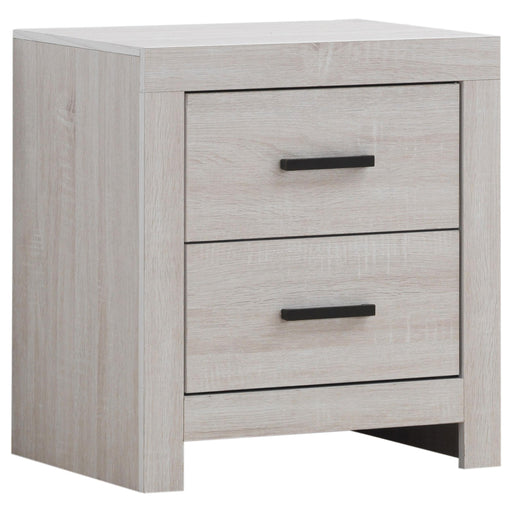 Brantford 2-drawer Nightstand Coastal White - CasaBella Furniture (San Antonio, TX)