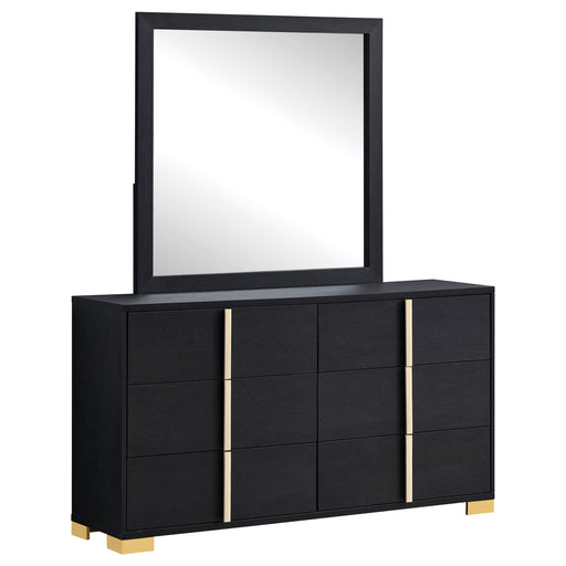 Marceline Dresser With Mirror - CasaBella Furniture (San Antonio, TX)