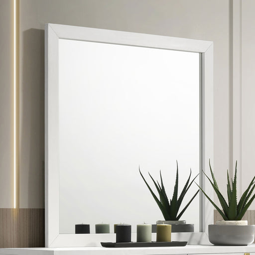Marceline Dresser Mirror White - CasaBella Furniture (San Antonio, TX)