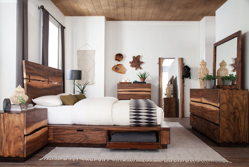 Winslow Bedroom Set Smokey Walnut - CasaBella Furniture (San Antonio, TX)
