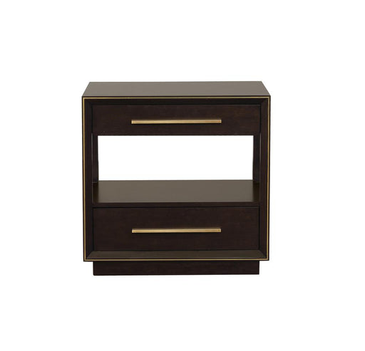 Durango 2-drawer Nightstand Smoked Peppercorn - CasaBella Furniture (San Antonio, TX)