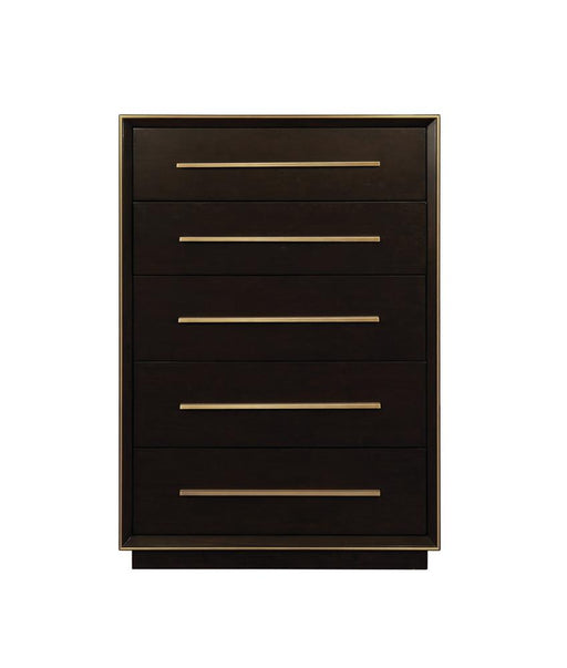 Durango 5-drawer Chest Smoked Peppercorn - CasaBella Furniture (San Antonio, TX)