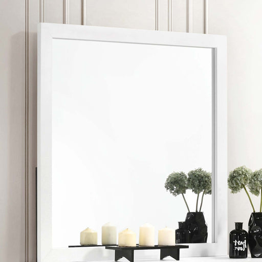 Kendall Square Dresser Mirror White - CasaBella Furniture (San Antonio, TX)