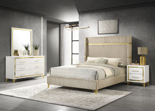 Lucia 4 Pc Bedroom Set - CasaBella Furniture (San Antonio, TX)