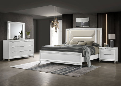 Marmore 4 & 5 Pc E.king, Cal.king, & Queen Bedroom Set - CasaBella Furniture (San Antonio, TX)