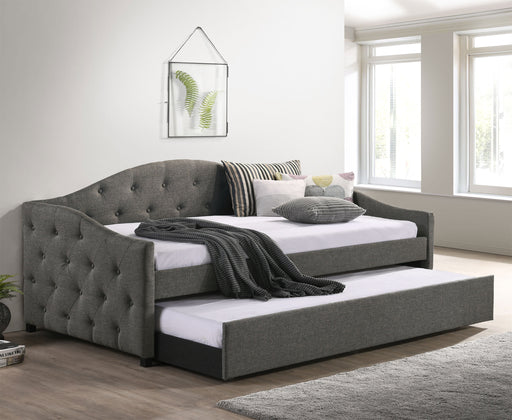 Sadie Upholstered Twin Daybed with Trundle - CasaBella Furniture (San Antonio, TX)
