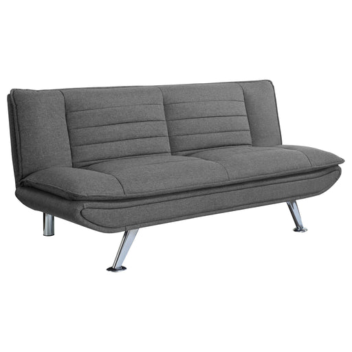 Julian Upholstered Sofa Bed with Pillow-top Seating Grey - CasaBella Furniture (San Antonio, TX)