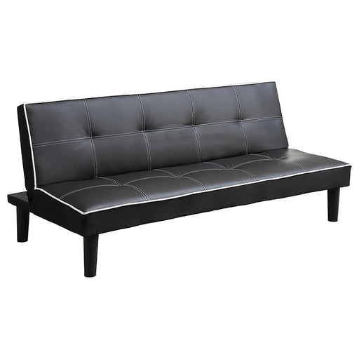 Katrina Tufted Upholstered Sofa Bed Black - CasaBella Furniture (San Antonio, TX)