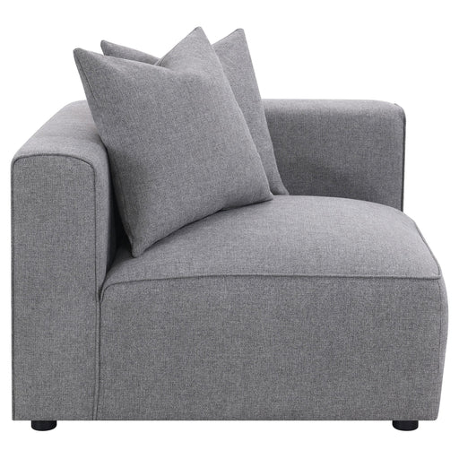 Jennifer Upholstered Corner Chair - CasaBella Furniture (San Antonio, TX)