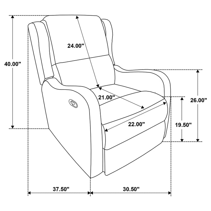 Kelsey Recliner - CasaBella Furniture (San Antonio, TX)