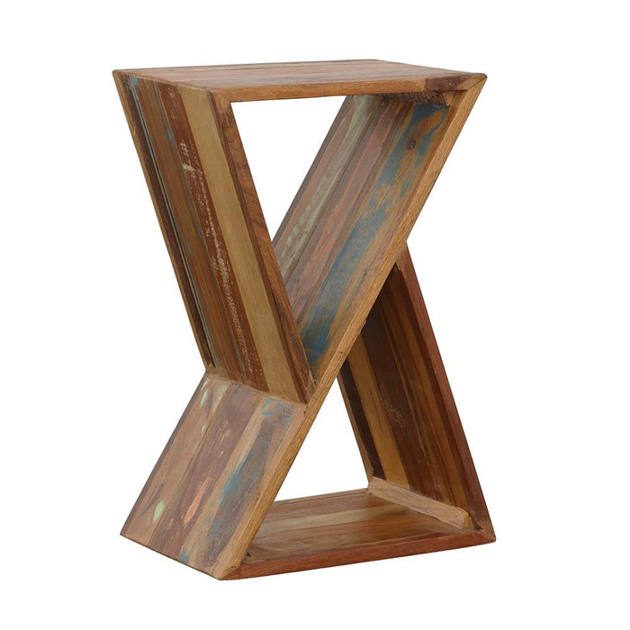 Lily Geometric Accent Table Natural - CasaBella Furniture (San Antonio, TX)