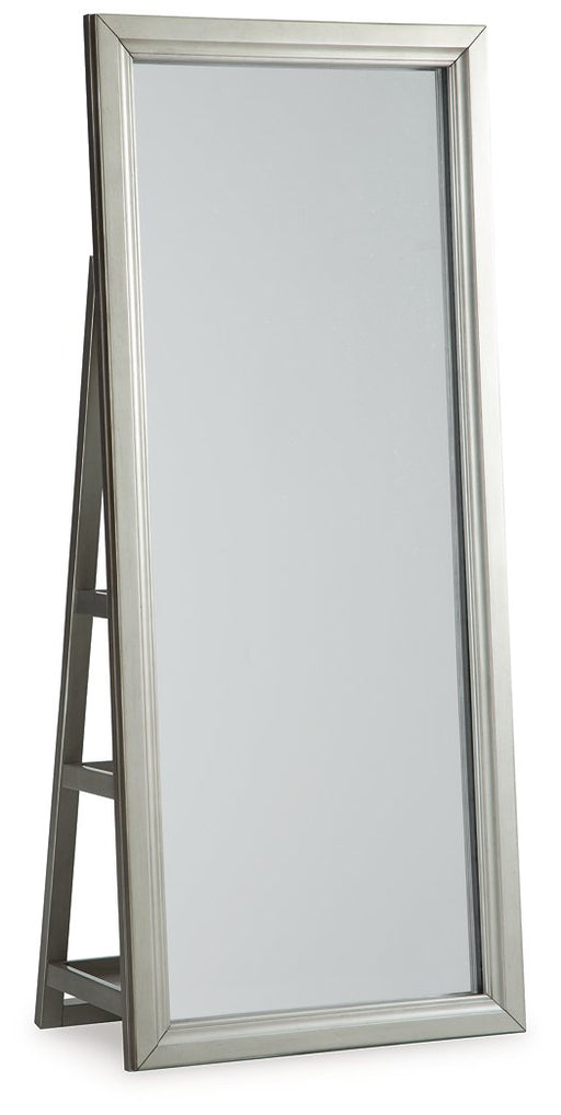 Evesen Floor Standing Mirror/Storage - CasaBella Furniture (San Antonio, TX)