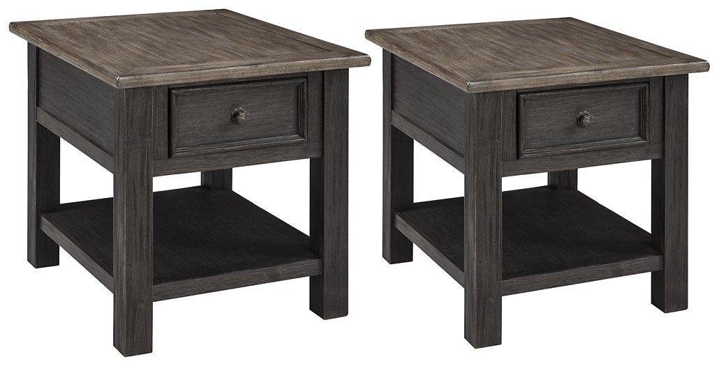Tyler Creek End Table Set - CasaBella Furniture (San Antonio, TX)