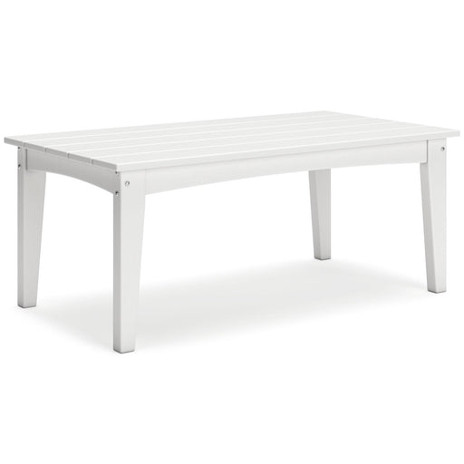 Hyland wave Outdoor Coffee Table - CasaBella Furniture (San Antonio, TX)