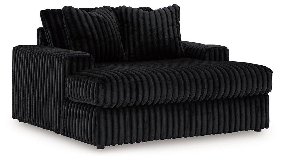 Midnight-Madness Oversized Chaise - CasaBella Furniture (San Antonio, TX)