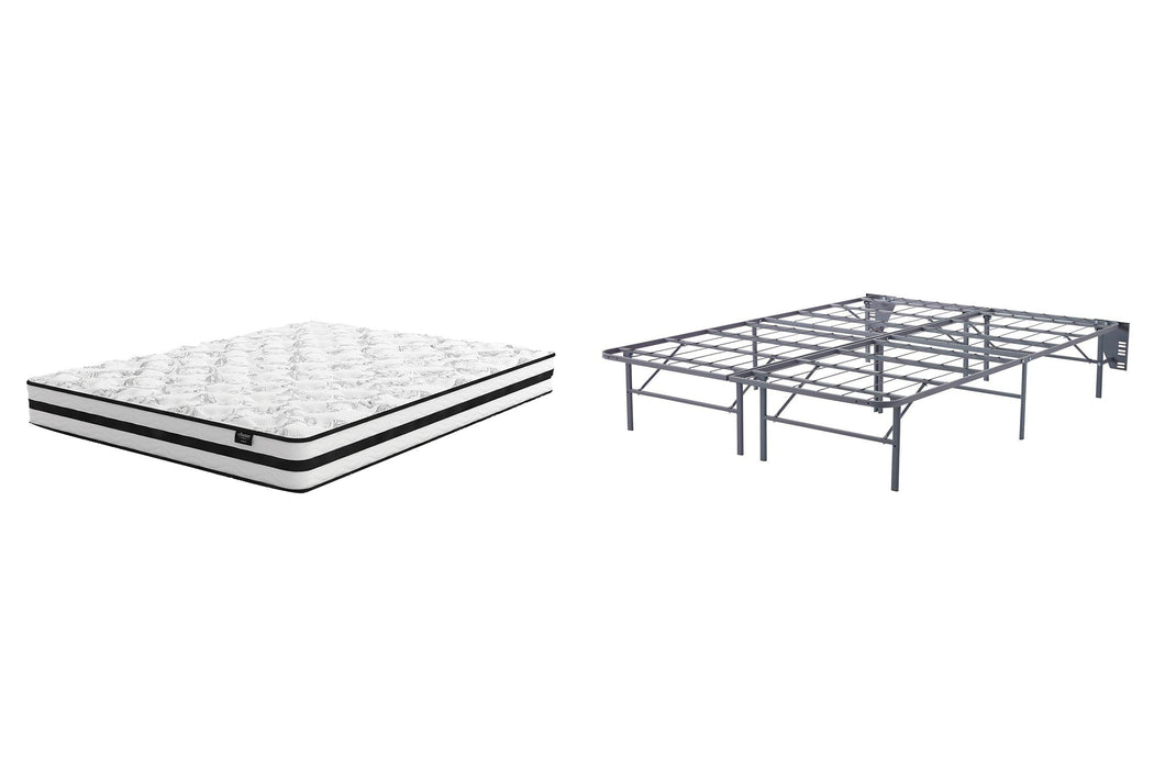 8 Inch Chime Innerspring Mattress Set - CasaBella Furniture (San Antonio, TX)