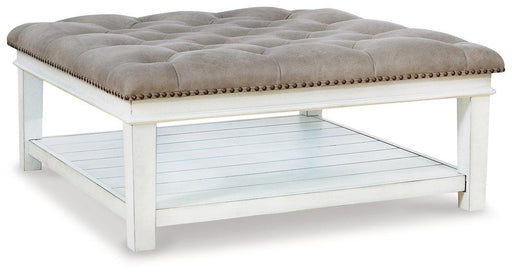 Kanwyn Upholstered Ottoman Coffee Table - CasaBella Furniture (San Antonio, TX)