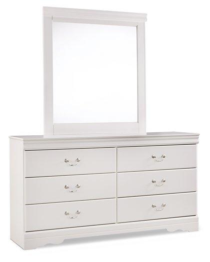 Anarasia Dresser and Mirror - CasaBella Furniture (San Antonio, TX)