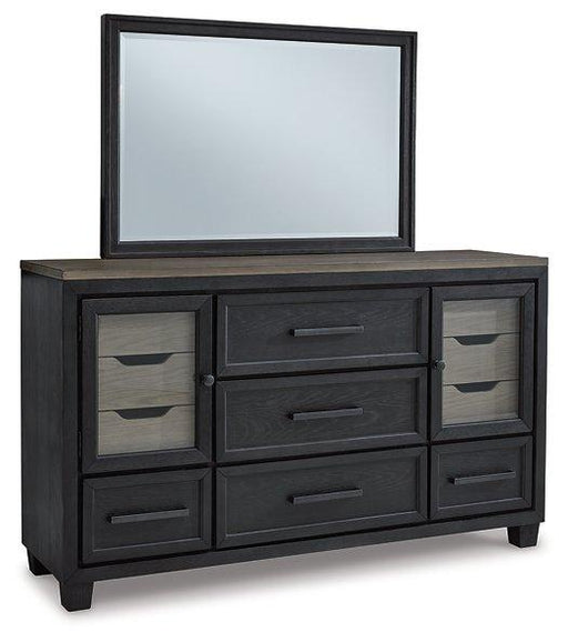 Foyland Dresser and Mirror - CasaBella Furniture (San Antonio, TX)