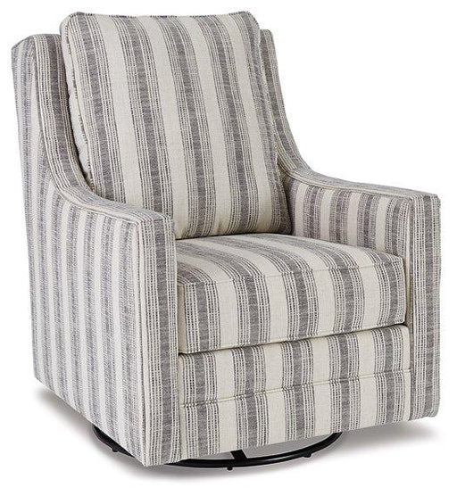 Kambria Swivel Glider Accent Chair - CasaBella Furniture (San Antonio, TX)