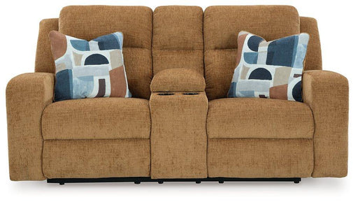 Kanlow Reclining Loveseat with Console - CasaBella Furniture (San Antonio, TX)