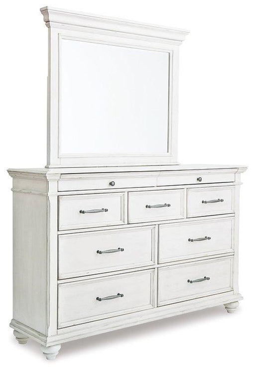 Kanwyn Dresser and Mirror - CasaBella Furniture (San Antonio, TX)