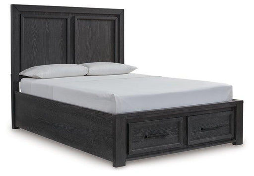 Foyland Panel Storage Bed - CasaBella Furniture (San Antonio, TX)
