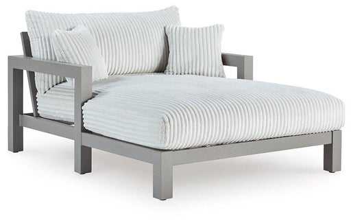 Hurley Park Outdoor Chaise Lounge with Cushion - CasaBella Furniture (San Antonio, TX)