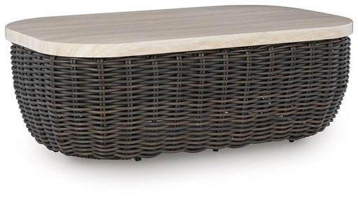 Kimora Outdoor Coffee Table - CasaBella Furniture (San Antonio, TX)