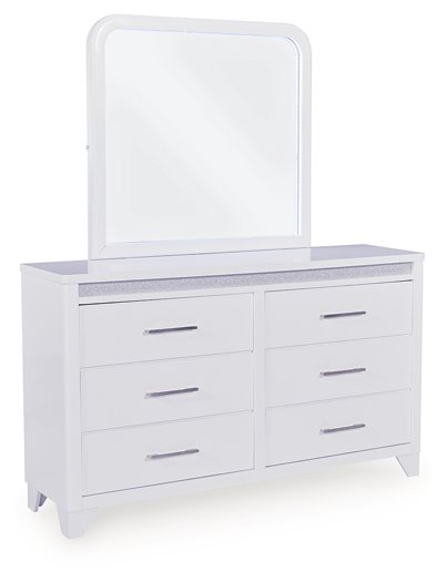 Jarlee Dresser and Mirror - CasaBella Furniture (San Antonio, TX)