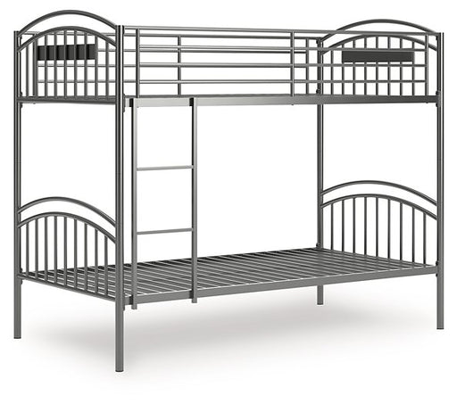 Lanceburg Bunk Bed with Ladder - CasaBella Furniture (San Antonio, TX)