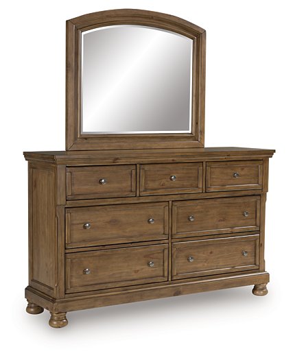 Feddinger Dresser and Mirror - CasaBella Furniture (San Antonio, TX)