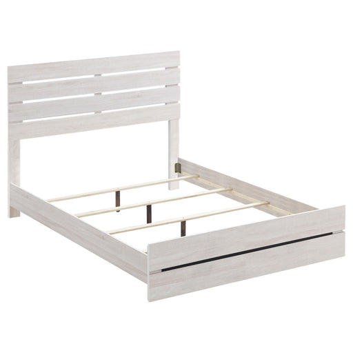 Brantford Eastern King Panel Bed Coastal White - CasaBella Furniture (San Antonio, TX)