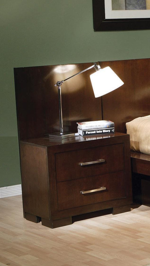 Jessica Nightstand Panels Cappuccino (Set of 2) - CasaBella Furniture (San Antonio, TX)