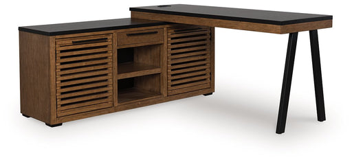 Kallari Credenza with Desk Return - CasaBella Furniture (San Antonio, TX)